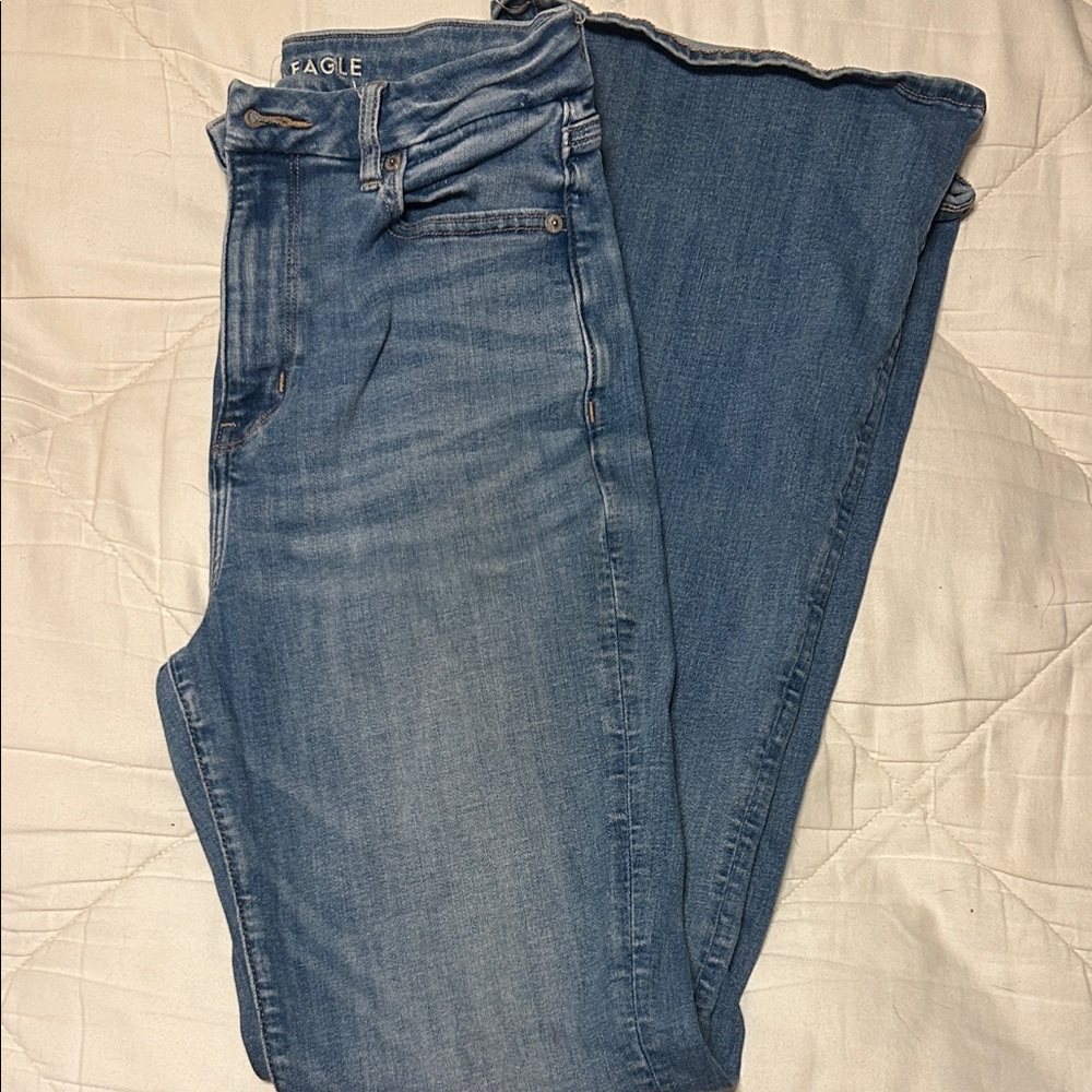 American Eagle Outfitters Light Blue Flare Jeans
